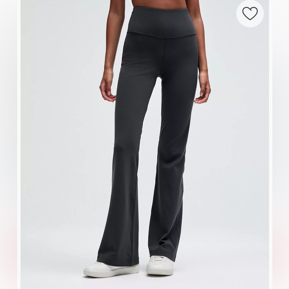 Groove Nulu Super-High-Rise Flared Pant - Trending Graphite Grey - sz. 4